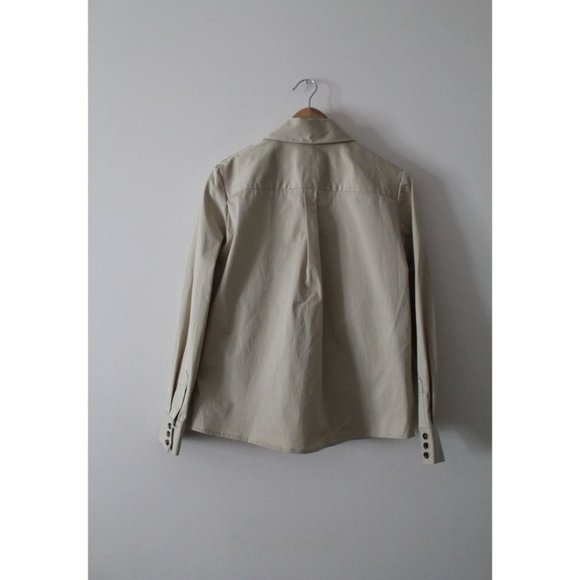 Ba&sh Chemise Oasis Shirt Beige Size 1/ Small/ US 4 - Picture 5 of 8